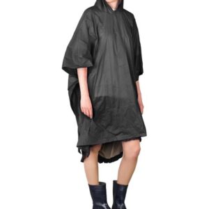 PONCHO PRZECIWDESZCZOWE CZARNY