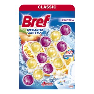 KOSTKA WC BREF POWER ACTIV 3X50G FRUITOPIA