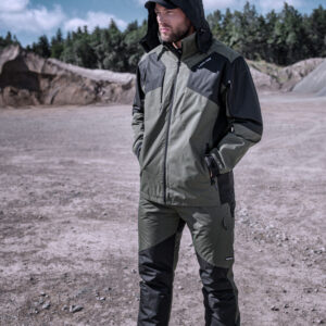 KURTKA 3W1 L4093903 ZIELONO-CZARNA "L