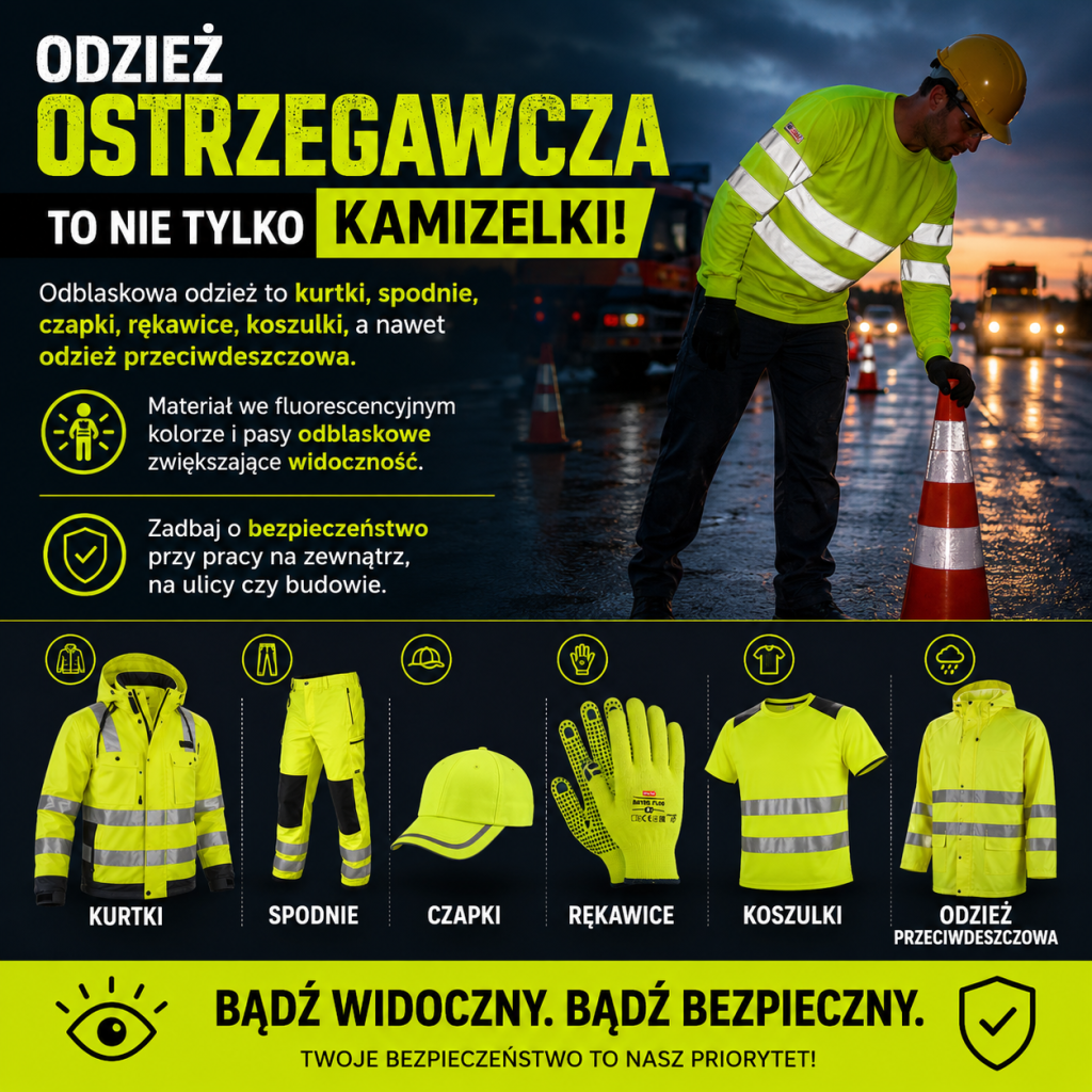 Odzież ostrzegawcza to nie tylko kamizelki!